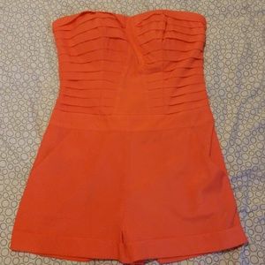 Bebe Coral Romper